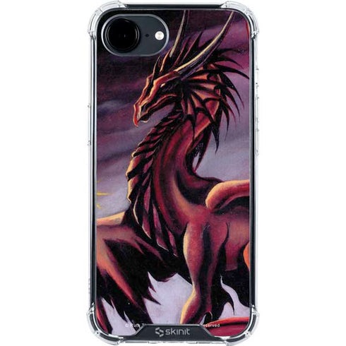 Ruth Thompson Red Dragon by Ruth Thompson iPhone 16e Clear Case